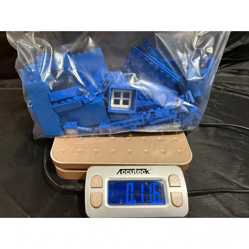 Blue LEGO Bulk Lot Assorted Bricks Plates Specialty‎ Pieces 11.6oz Mixed Parts